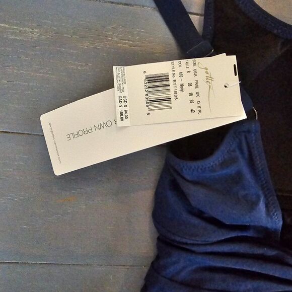 Profile by Gottex Womens Standard Keyhole Scoop Neck Tankini Top Swimsuit Size 8 - Picture 9 of 11